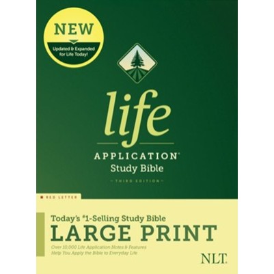 NLT Life Application Large Print Hardcover 3rd Edition