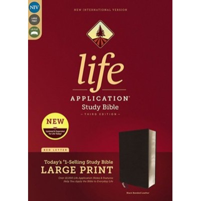 NIV Life Application Large Print Black 3rd edition