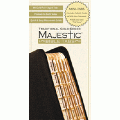 Majestic Bible Tabs Traditional Gold Mini