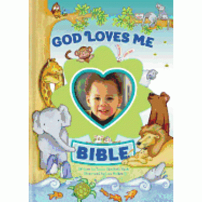 God Loves Me Bible Blue