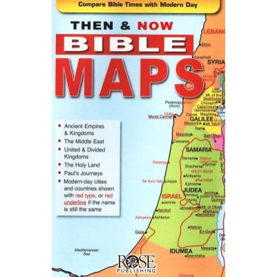 Then And Now Bible Maps 5Pk=9781596361317