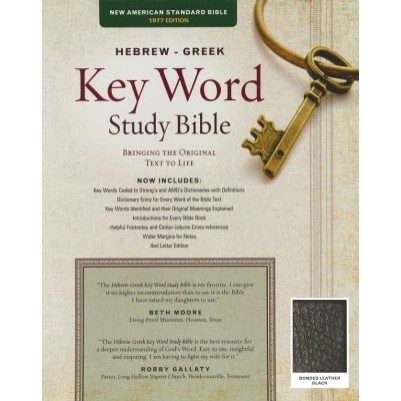 NASB Heb-Greek Key Word Study B/L Blk  O/P