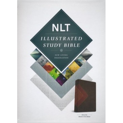 NLT Illustrated Study Brown/Tan