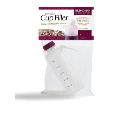 Communion Cup Filler Bottle With Side Straw