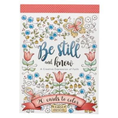 Be Still & Know Coloring Cards
