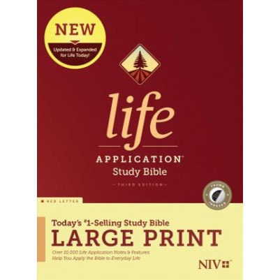NIV Life Application Large Print Indexed 3rd Edit H/C