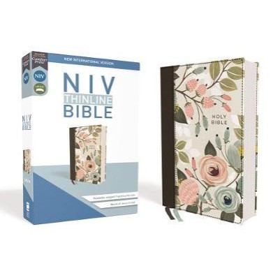 NIV Thinline Floral Hardcover