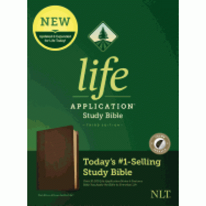 NLT Life Application Study 3rd Edition Dark Brown/Brn Index