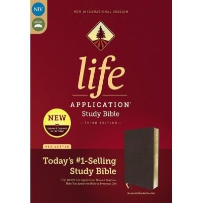 NIV Life Application Study 3rd Edition Burgundy