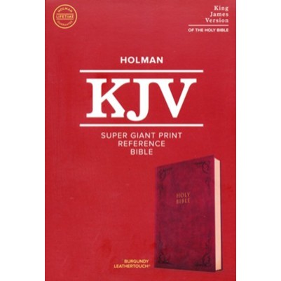 KJV Super Giant Print Burgundy 16pt