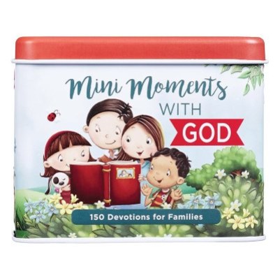 Mini Moments With God Devotional Cards in Tin