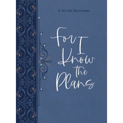 For I Know The Plans 365 Devotional Blue Zipped