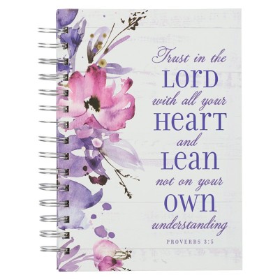 Trust In The Lord Purple Floral
