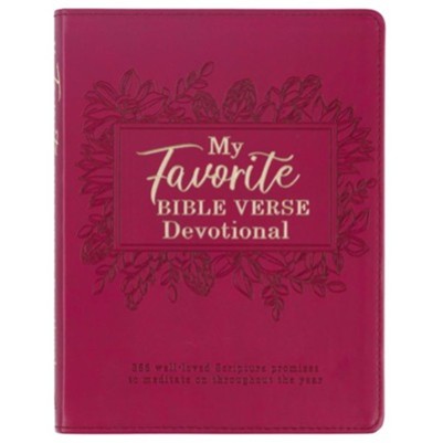 My Favourite Bible Verse Devotional Red