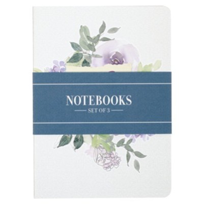 Notebook Set Joyful In Hope Lilac Large (3 Bks)