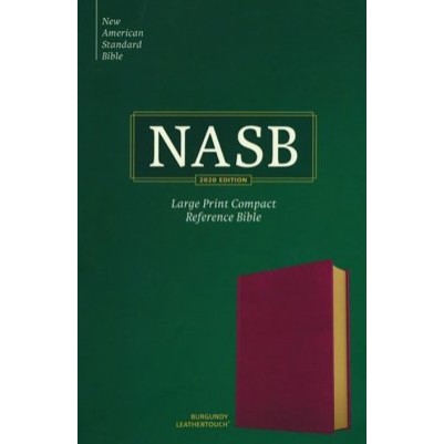 NASB Large Print Compact Reference Burgundy
