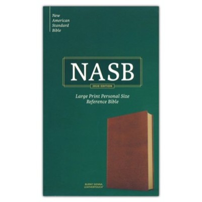 NASB Large Print Personal Size Reference Burnt Sienna