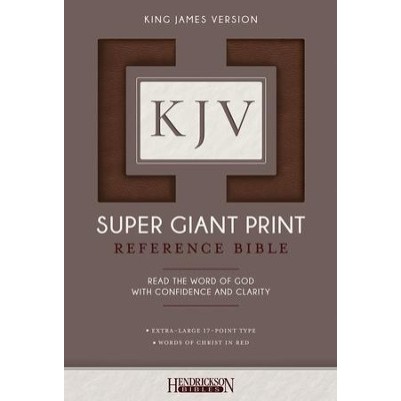 KJV Super Giant Print Brown