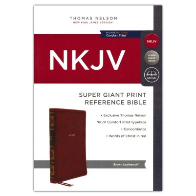 NKJV Super Giant Print Brown