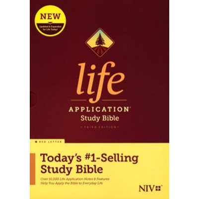 NIV Life Application Study 3rd Edition R/L Hard Cover
