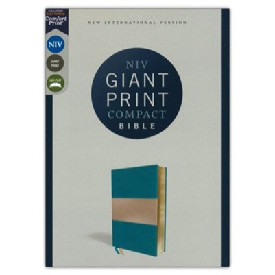 NIV Compact Giant Print Teal