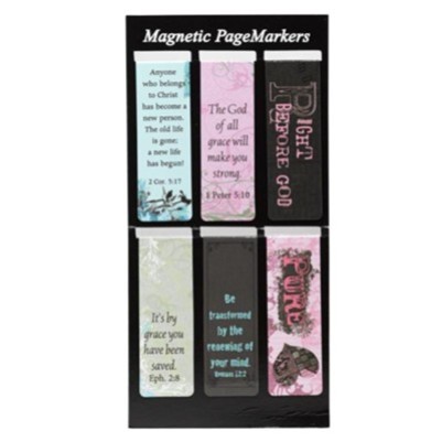 Pagemarker Set Magnetic Grace Pink/Brown