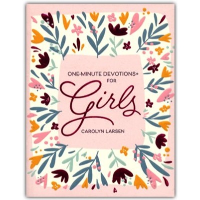 One Minute Devotions For Girls Pink Floral