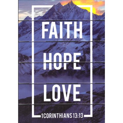 Faith Hope Love A4