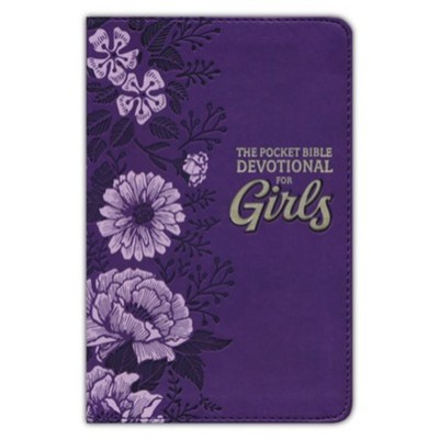 Pocket Bible Devotional For Girls Purple