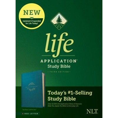 NLT Life Application Study Bible 3rd Ed Teal I/L