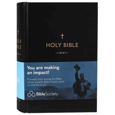 NIV Large Print Pew Black Hard Cover