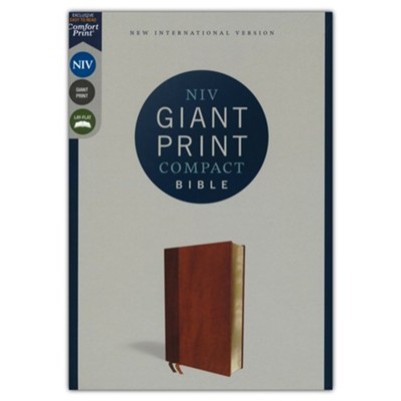 NIV Giant Print Compact Brown