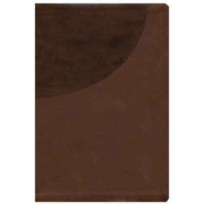 NIV Super Giant Print Reference Brown Indexed