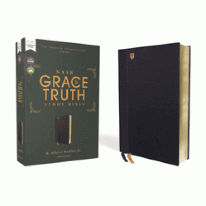 NASB Grace & Truth Study Navy 1995 text