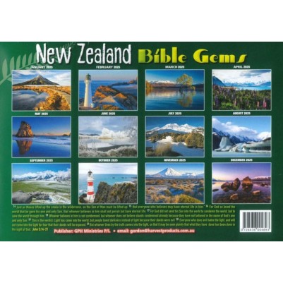 Bible Gems Calendar 2025