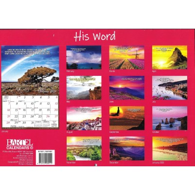 2024 His Word Big Print Calendar