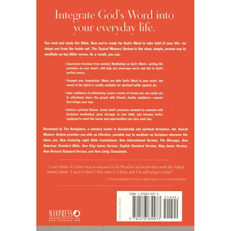 Topical Memory System: Hide God's Word - Pack