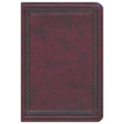 ESV Value Large Print Compact Mahogany Border