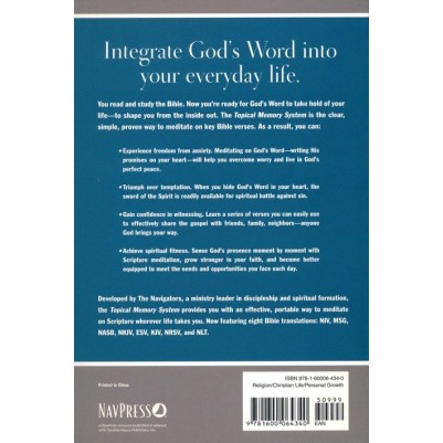 Topical Memory System Hide Gods Word - Verse Cards