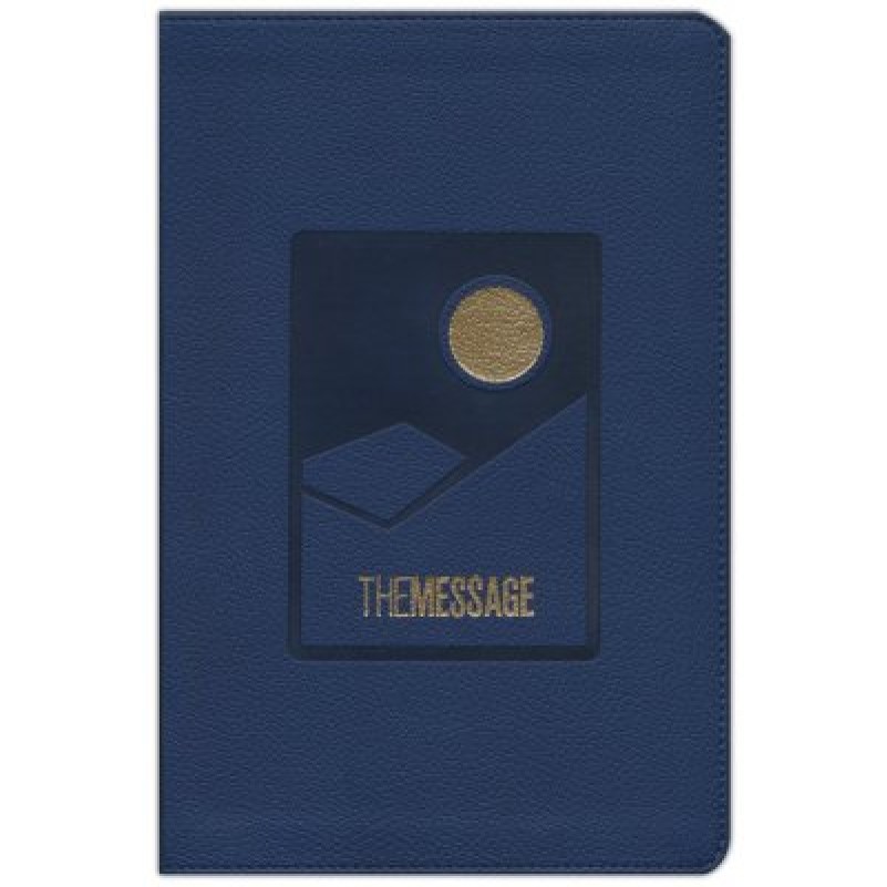Message Large Print Deluxe Navy