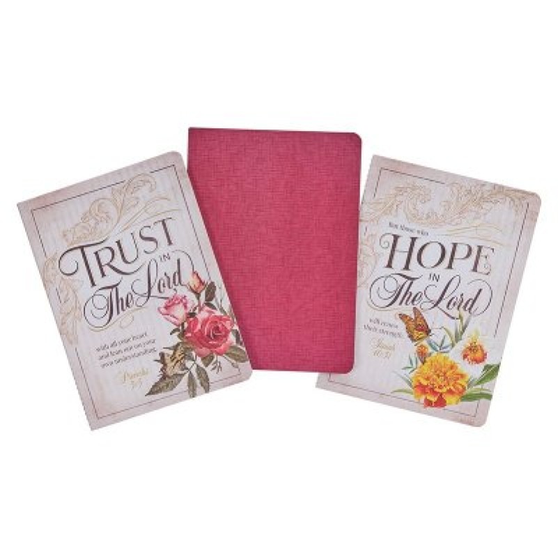 Notebook Set Trust In The Lord (3 Bks)